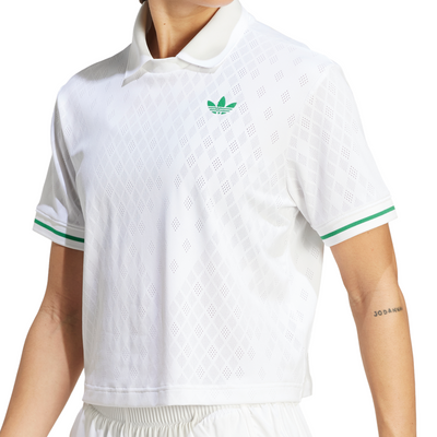 Adidas Tennis Pro Climacool Womens Polo Shirt - White