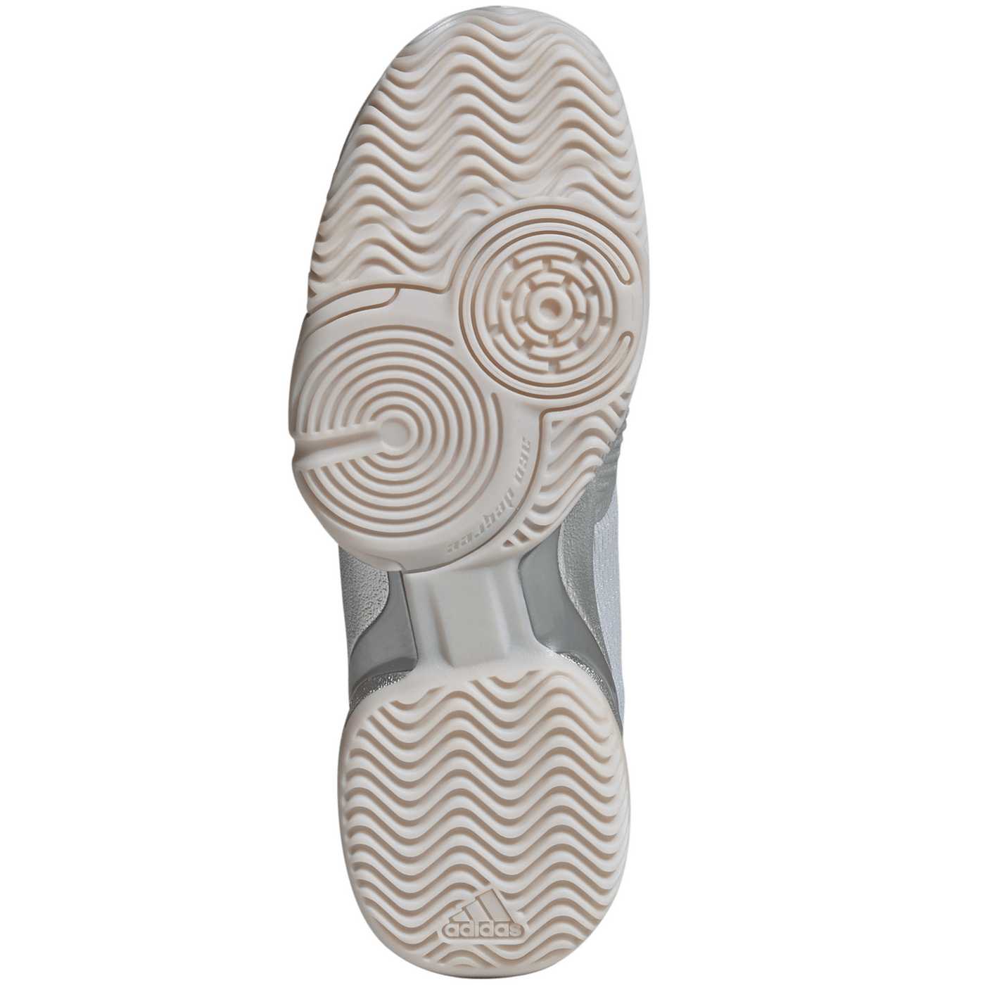 Adidas Barricade Junior Tennis Shoes - Silver Metallic/Dash Grey