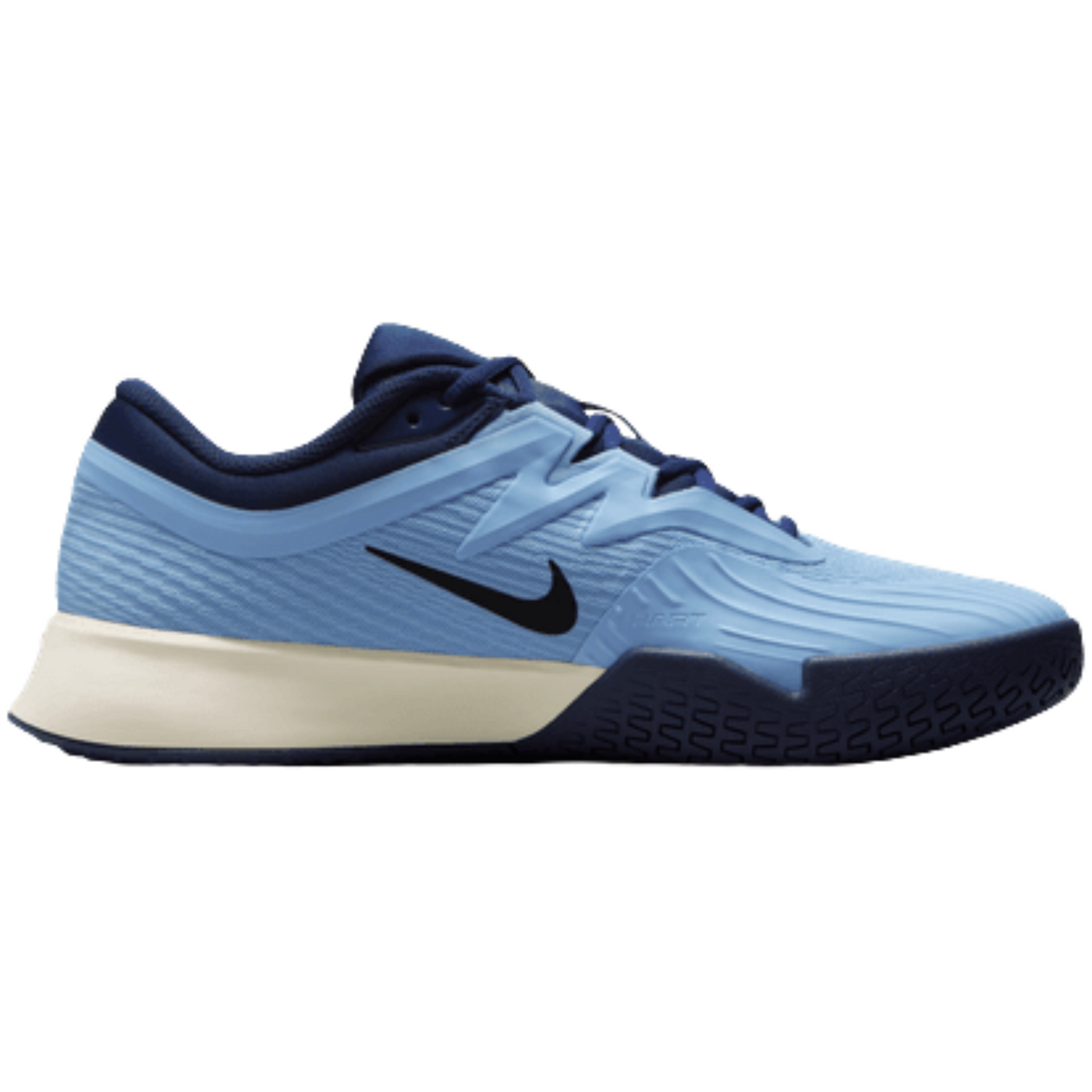 Nike Vapor Pro 3 Mens Hard Court Tennis Shoes - Psychic Blue/Black-Midnight Navy
