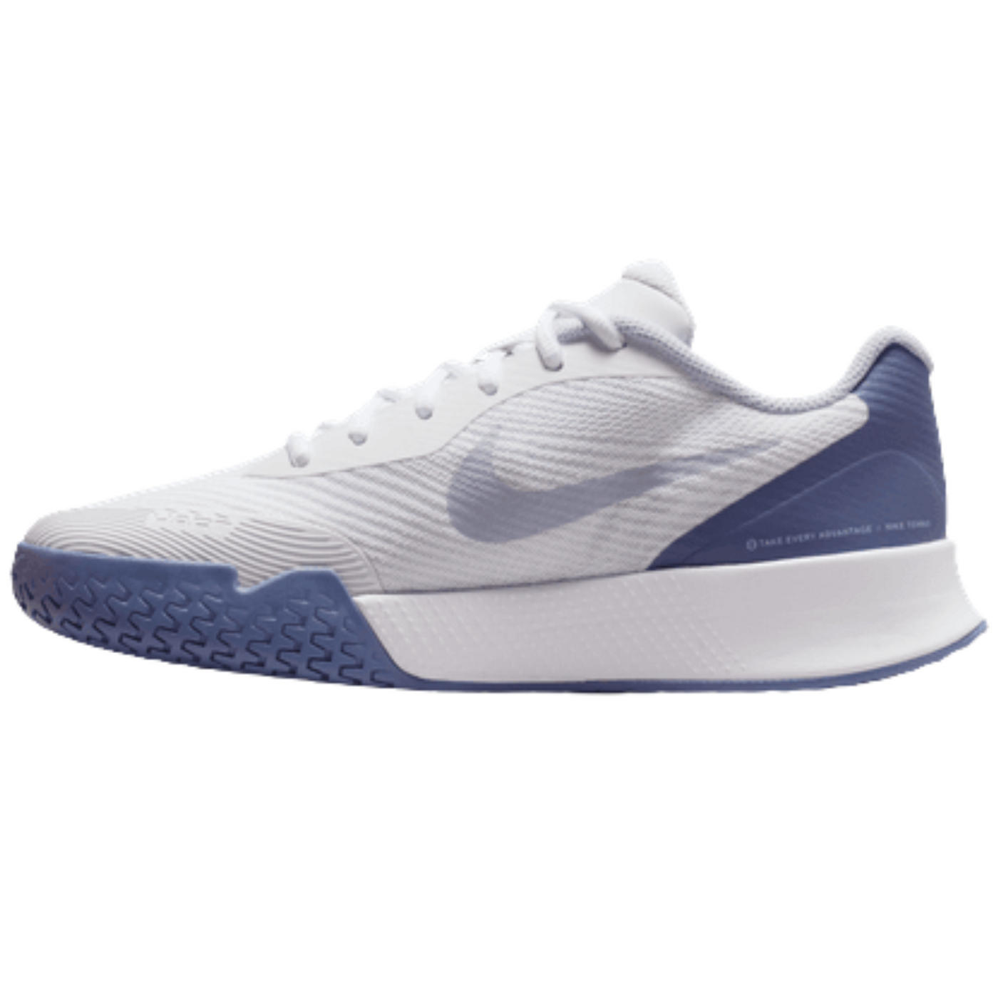 Nike Vapor Lite 3 Womens Hard Court Tennis Shoes - White/Ghost-World Indigo