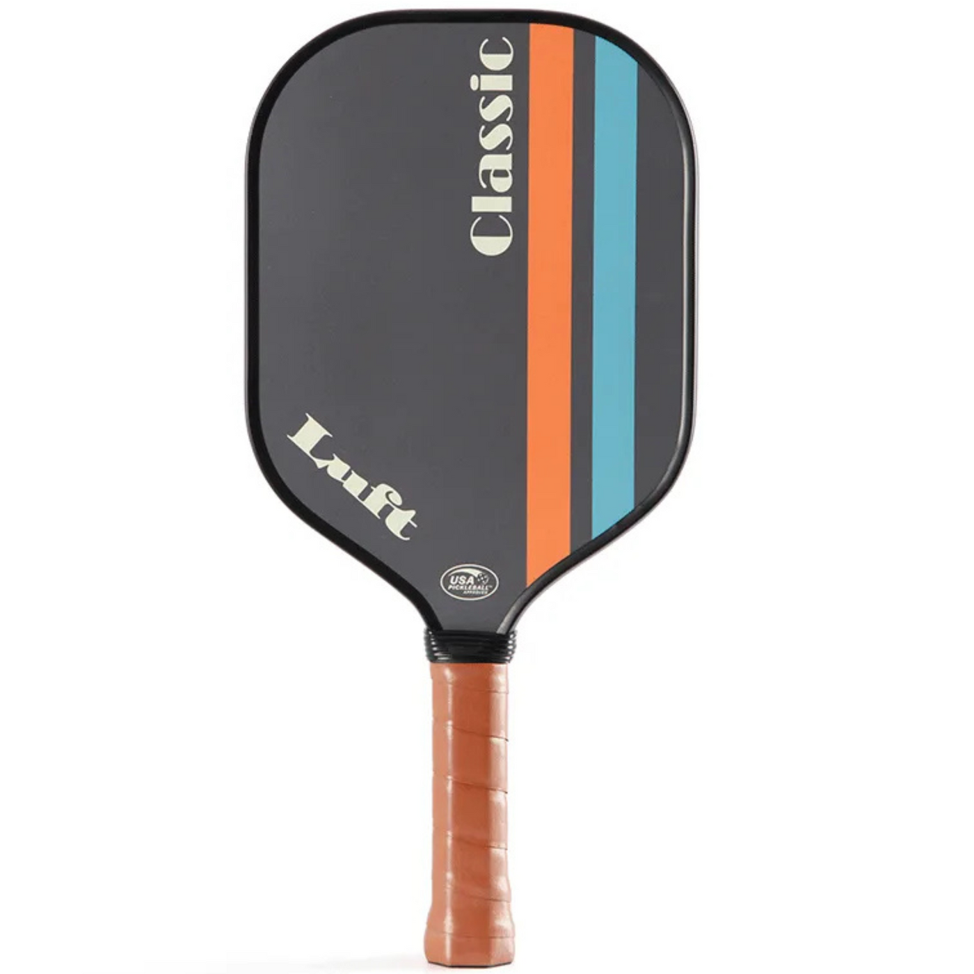 Luft Classic Pickleball Paddle - Charcoal/Orange/Green/Cream