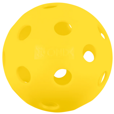 Onix Fuse Indoor Pickleballs 3 Pack - Yellow