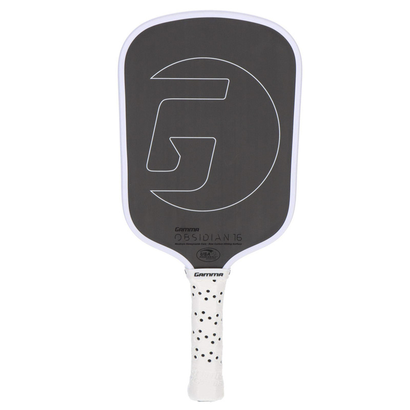 Gamma Obsidian 16 Pickleball Paddle - White/Black