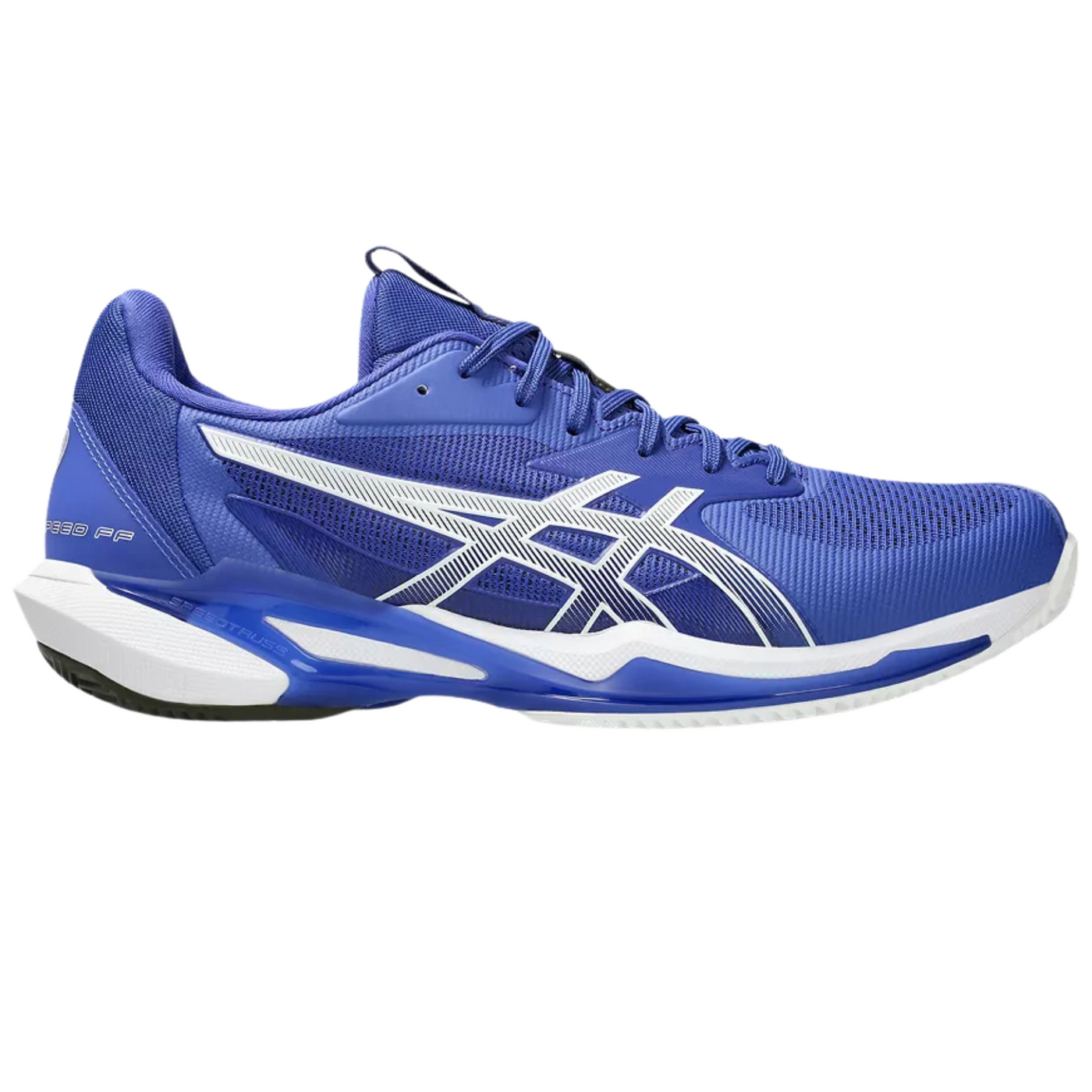 Asics Solution Speed FF 3 Clay Herringbone Mens Tennis Shoes - Dark Cobalt/White