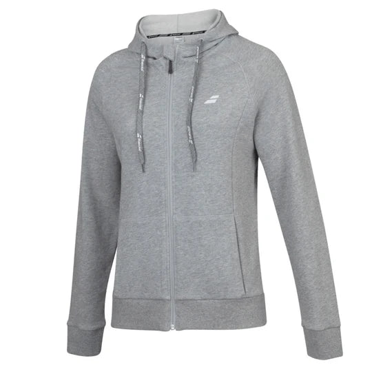 Babolat Exercise Hood Girl Jacket - High Rise Hthr