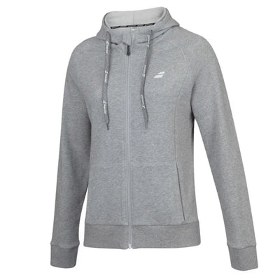 Babolat Exercise Hood Girl Jacket - High Rise Hthr