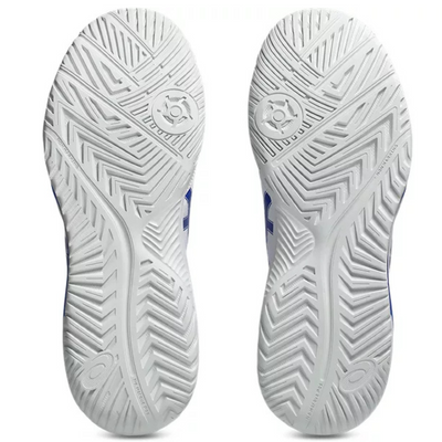 Asics Gel Dedicate 8 Hard Court Mens Tennis Shoes - White/Dark Cobalt