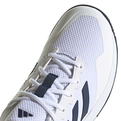 Adidas Game Court 2.0 Mens Tennis Shoes - Cloud White / Team Navy Blue 2 / Cloud White