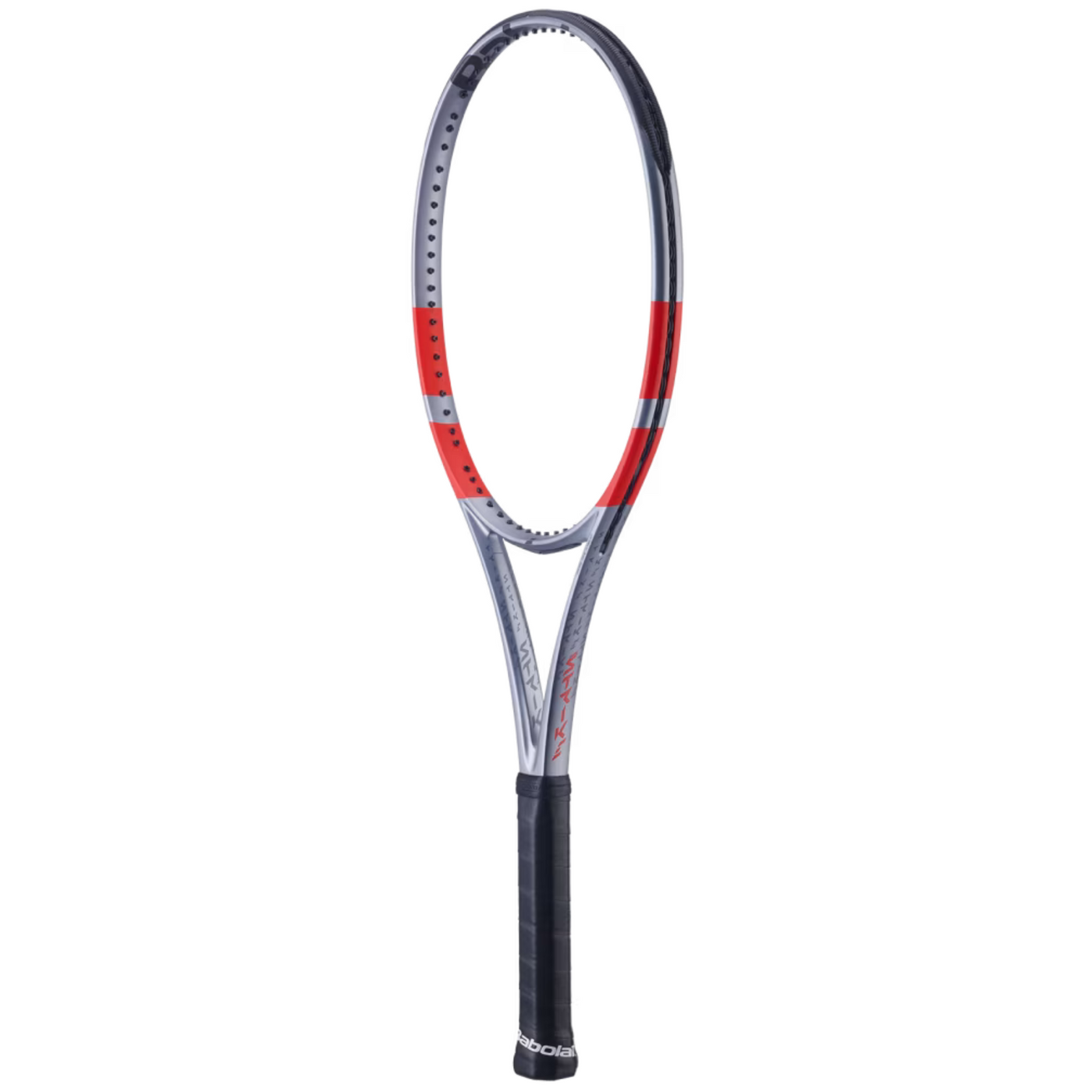 Babolat Pure Strike 18/20 Gen 4 Unstrung Tennis Racquet - Carbon Gray/Neon Red