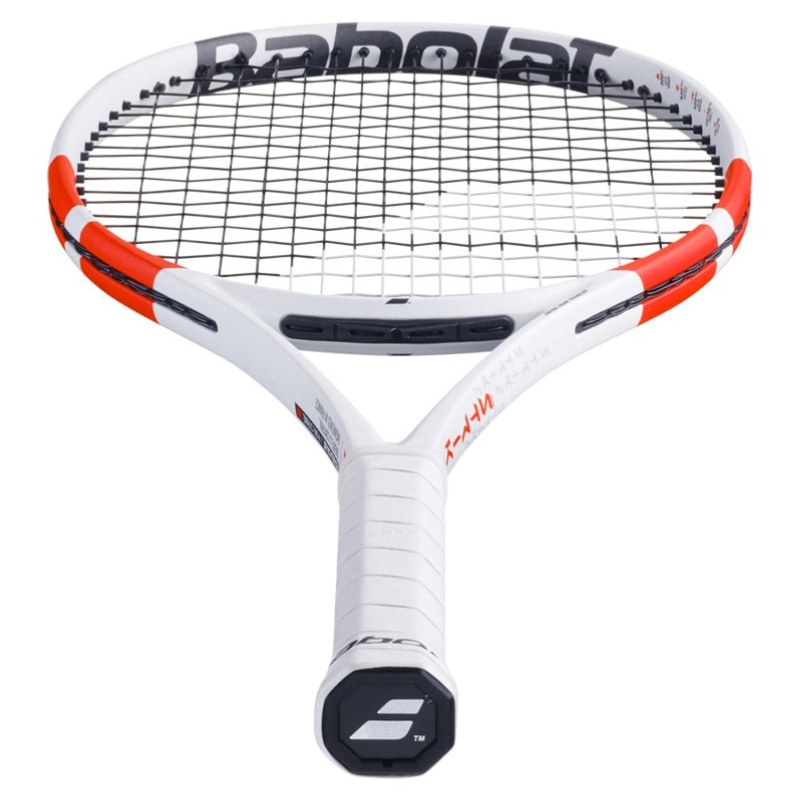 Babolat Pure Strike 100 Frame Grip 2024 - White/Red