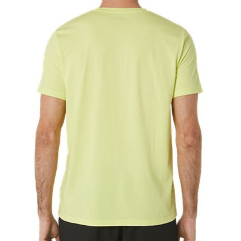 Asics Graphic Mens Tennis Tee - Glow Yellow