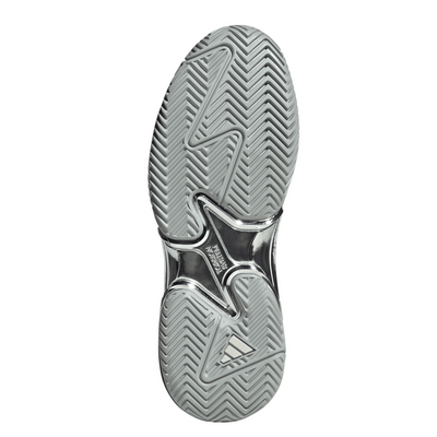 Adidas Barricade 13 Mens Tennis Shoes - Silver Metallic/Dash Grey