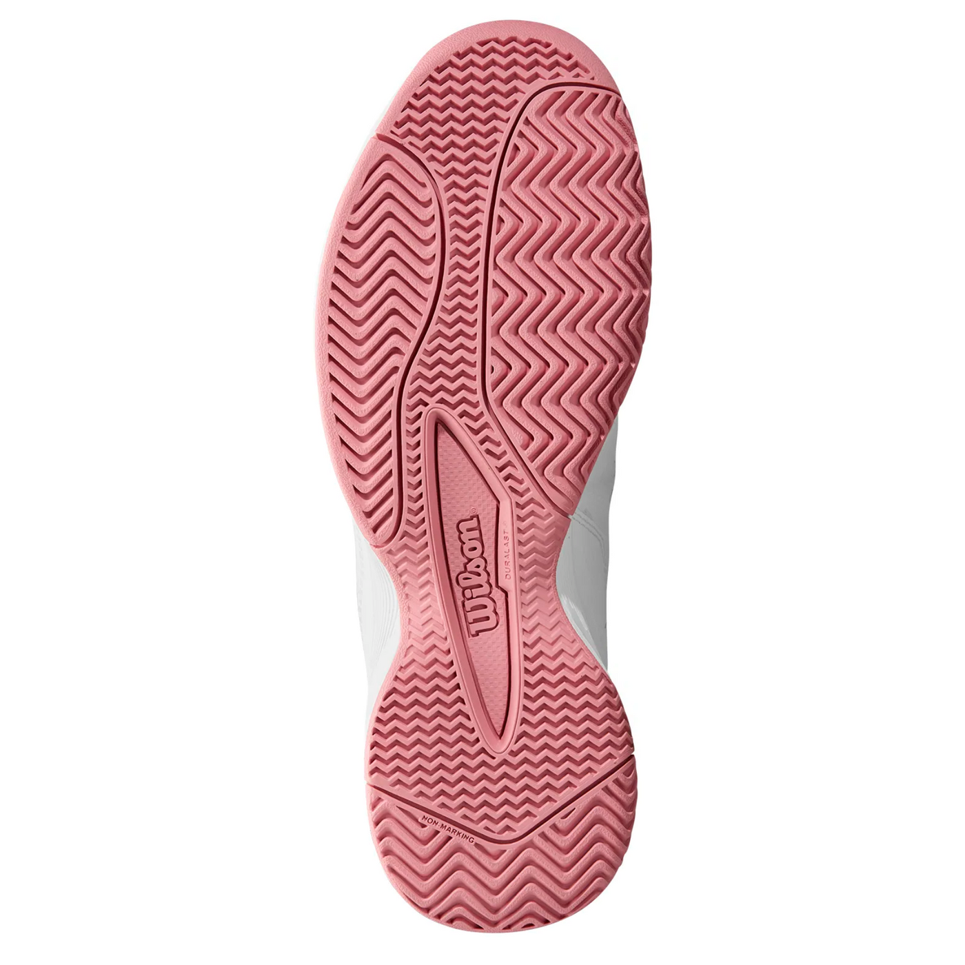 Wilson Rush Pro Jr L Tennis Shoes - White / White / Mauve Pink