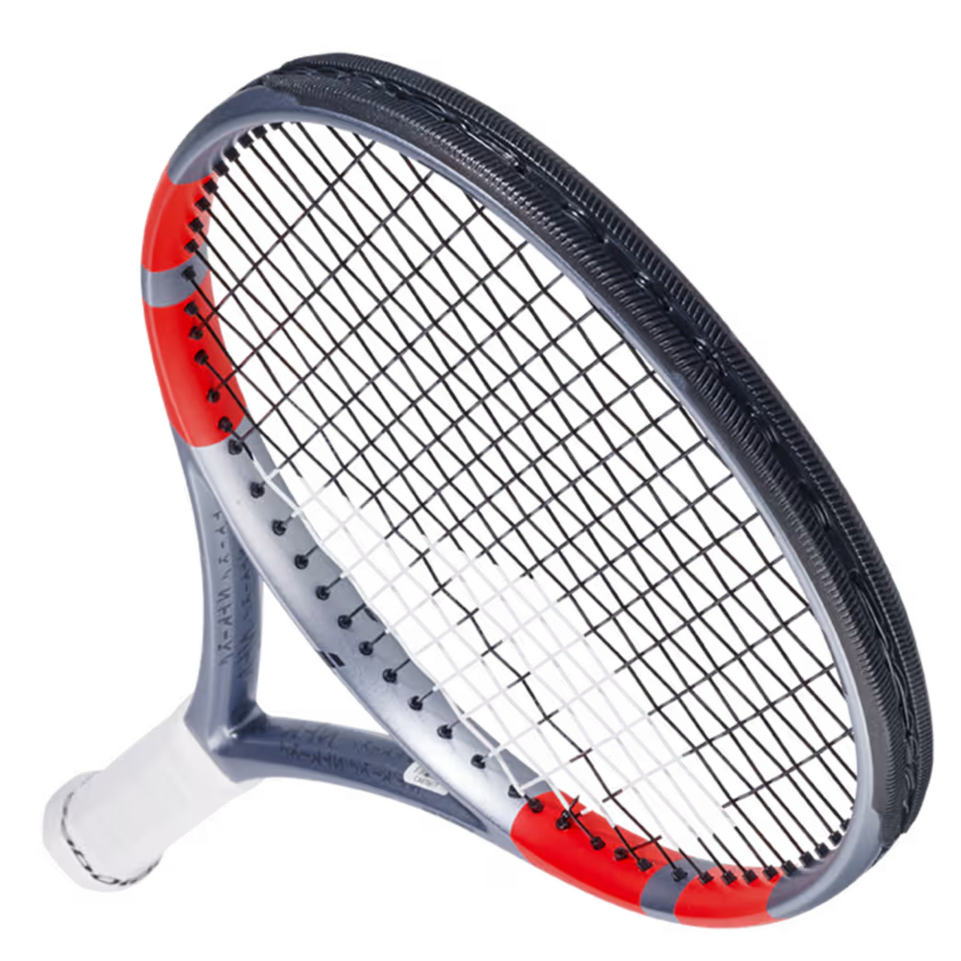 Babolat Pure Strike Team Gen 4 Unstrung Tennis Racquet - Carbon Gray/Neon Red
