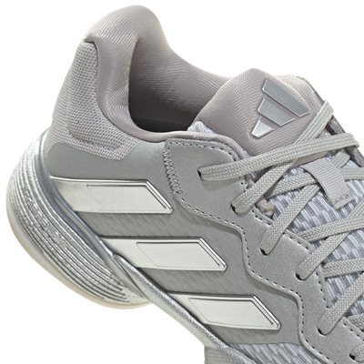 Adidas Barricade Junior Tennis Shoes - Silver Metallic/Dash Grey