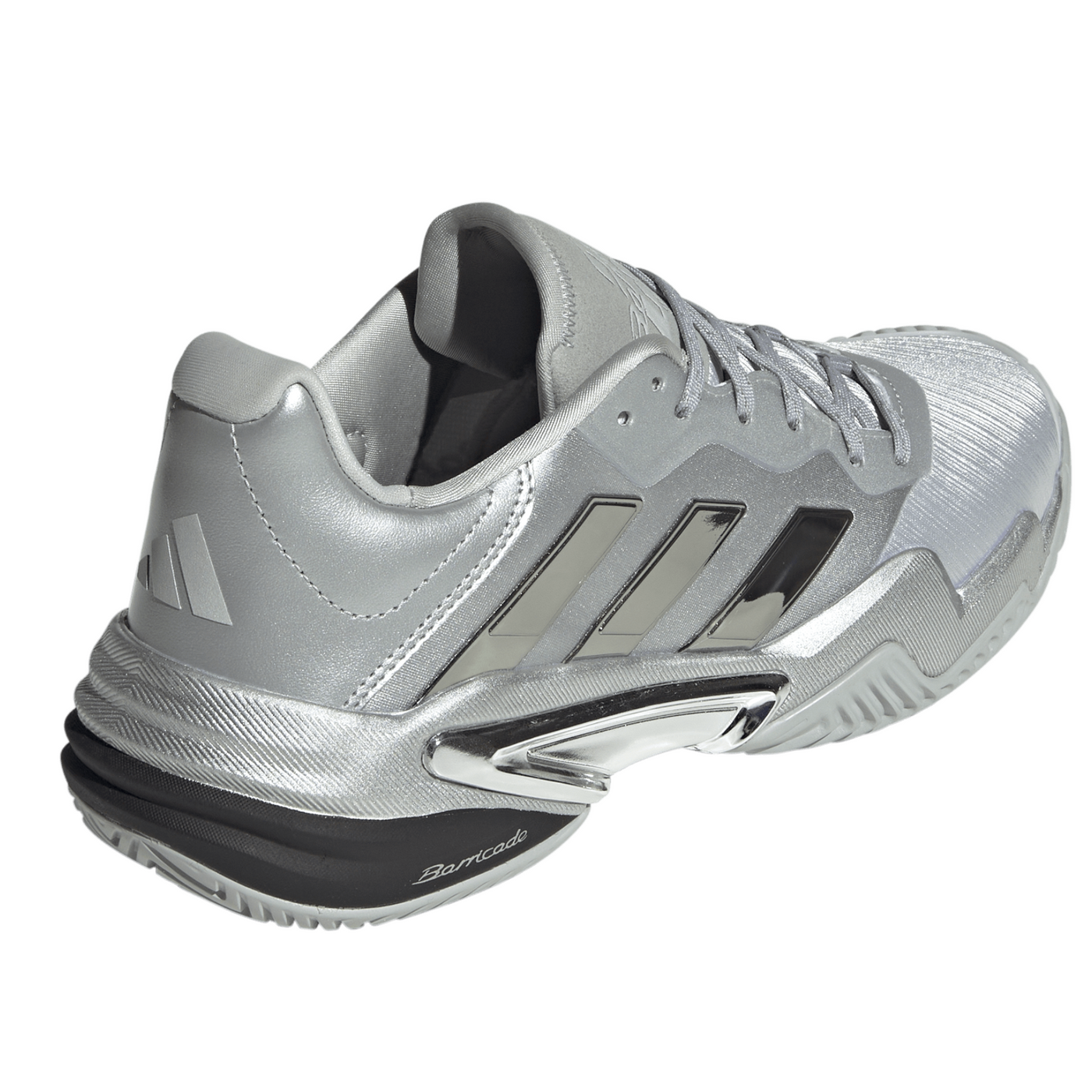 Adidas Barricade 13 Mens Tennis Shoes - Silver Metallic/Dash Grey