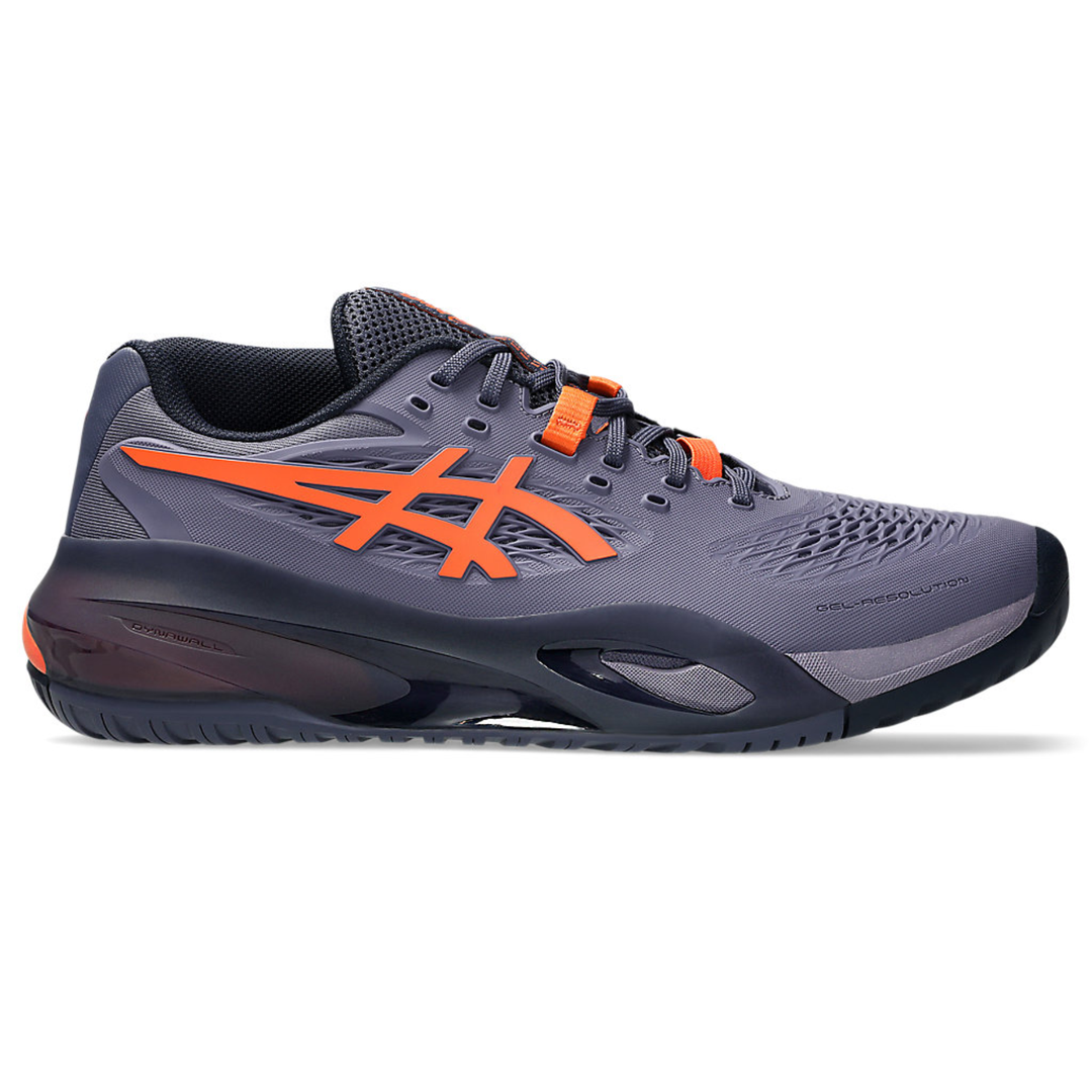 Asics Gel Resolution X Wide 2E Men Tennis Shoes - Greyish Purple Asics Gel Resolution X Wide 2E Men Tennis Shoes - Greyish Purple