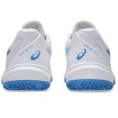 Asics Game FF Womens Tennis Shoes - White/Blue Coast