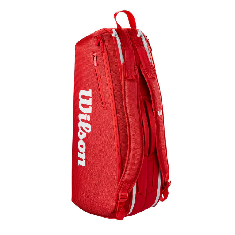 Wilson Super Tour 6 Pack 2025 Racquet Bag - Red
