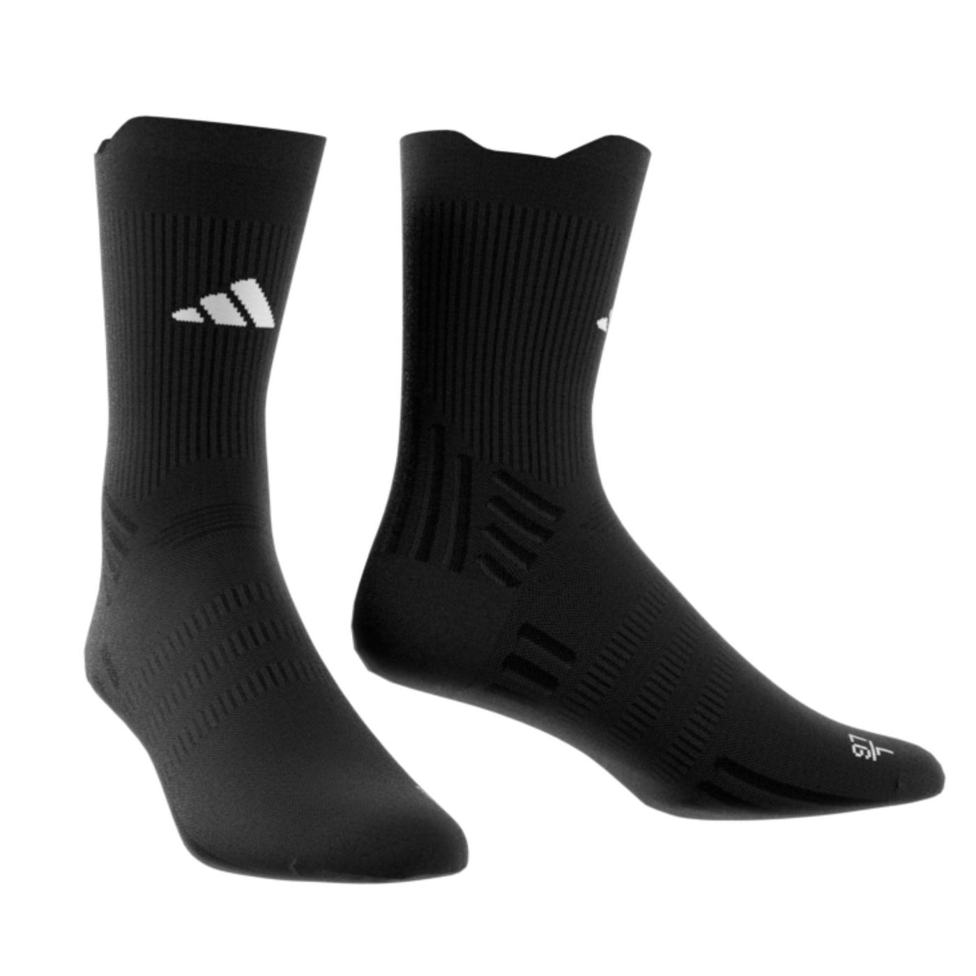 Adidas Tennis Cushioned Crew Socks - Black/White