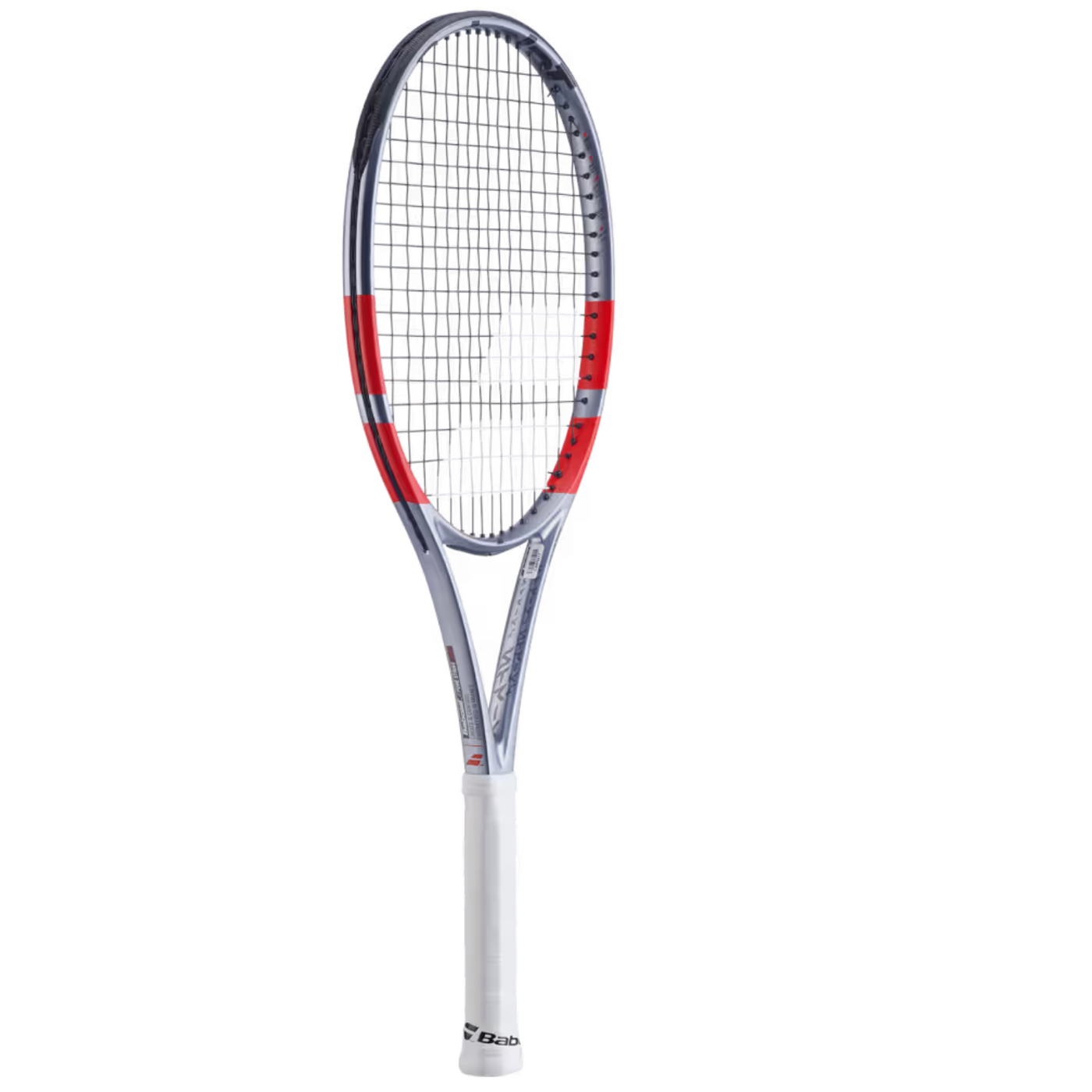 Babolat Pure Strike Team Gen 4 Unstrung Tennis Racquet - Carbon Gray/Neon Red