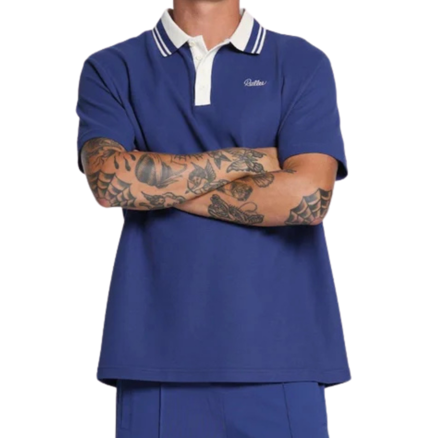 Rallee Happy Hour Mens Tennis Polo - Twilight