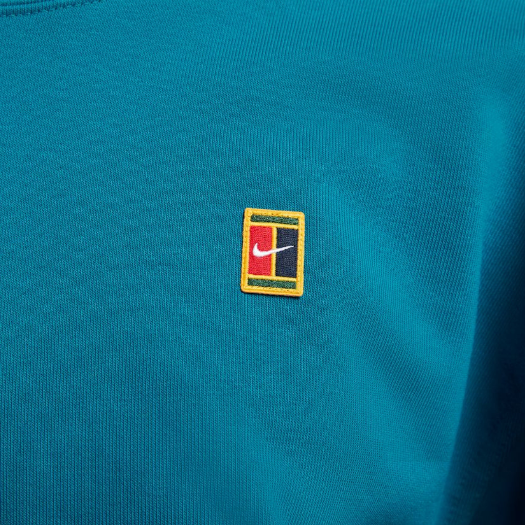 Nike Court Women Fleece Tennis Hoodie - Green Abyss