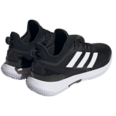 Adidas Adizero Ubersonic 4.1 Mens Tennis Shoes - Core Black / White / Grey Four