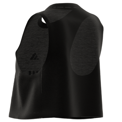 Adidas Train Essentials Train Cotton Cropped 3 Stripes Tank Top - Black/White