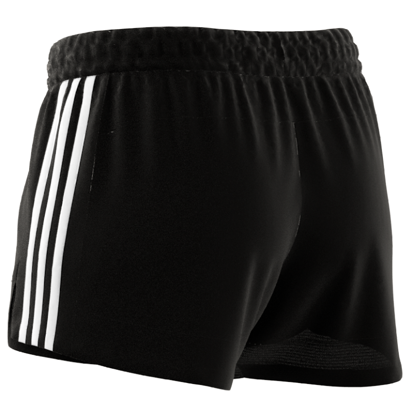 Adidas Pacer 3 Stripe Knit Short - Black/White