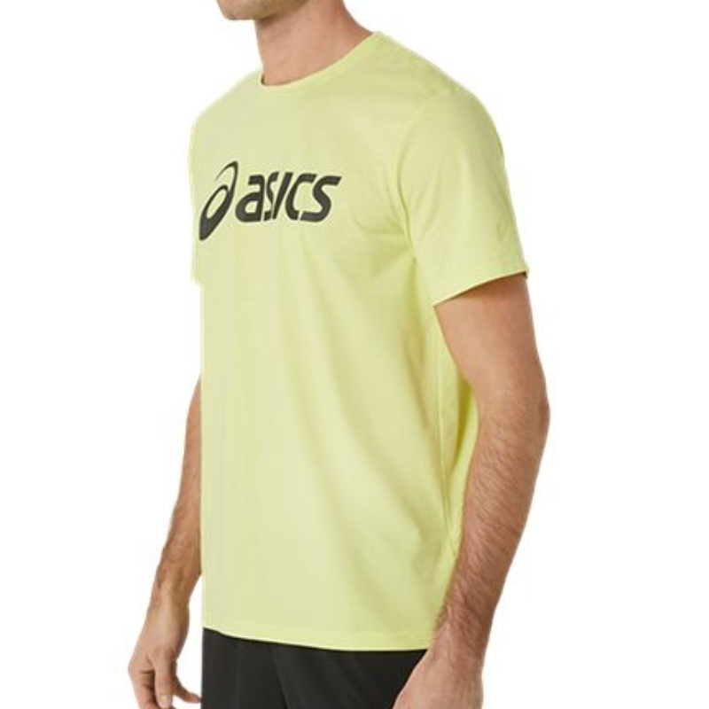 Asics Graphic Mens Tennis Tee - Glow Yellow