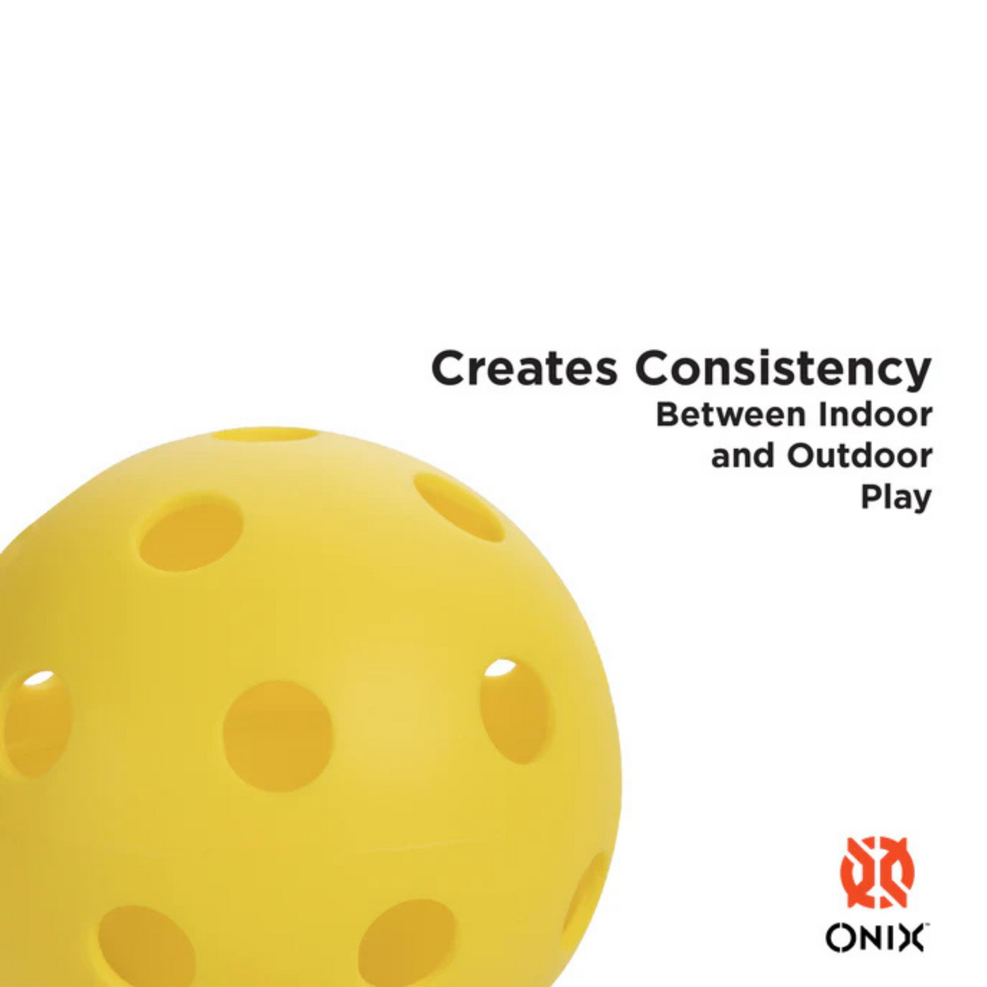 Onix Fuse Indoor Pickleballs 3 Pack - Yellow