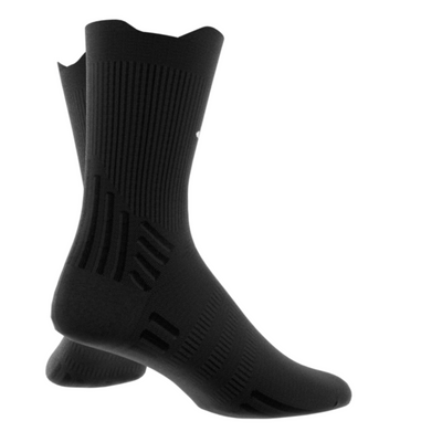 Adidas Tennis Cushioned Crew Socks - Black/White