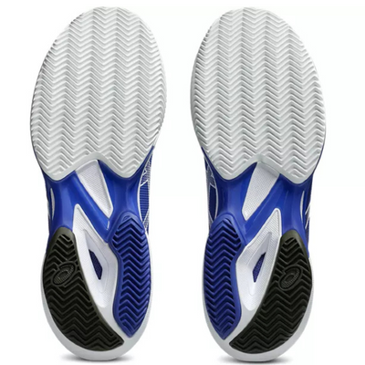 Asics Solution Speed FF 3 Clay Herringbone Mens Tennis Shoes - Dark Cobalt/White