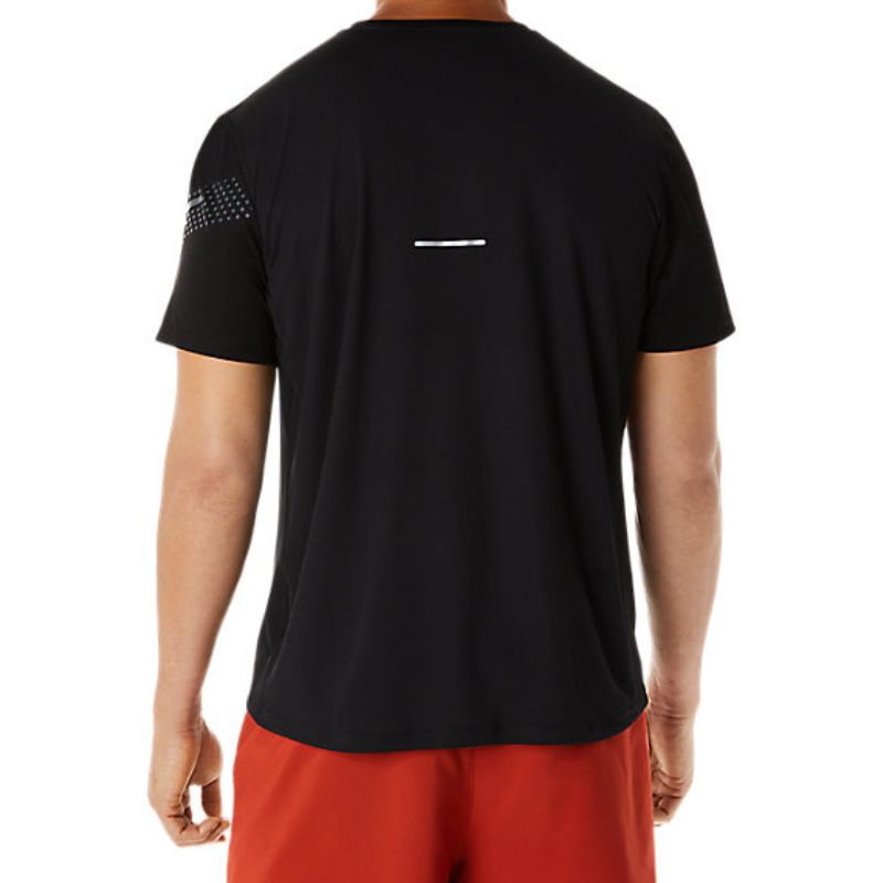 Asics Icon SS Top Men Tennis Shirt - Performance Black/Carrier Grey