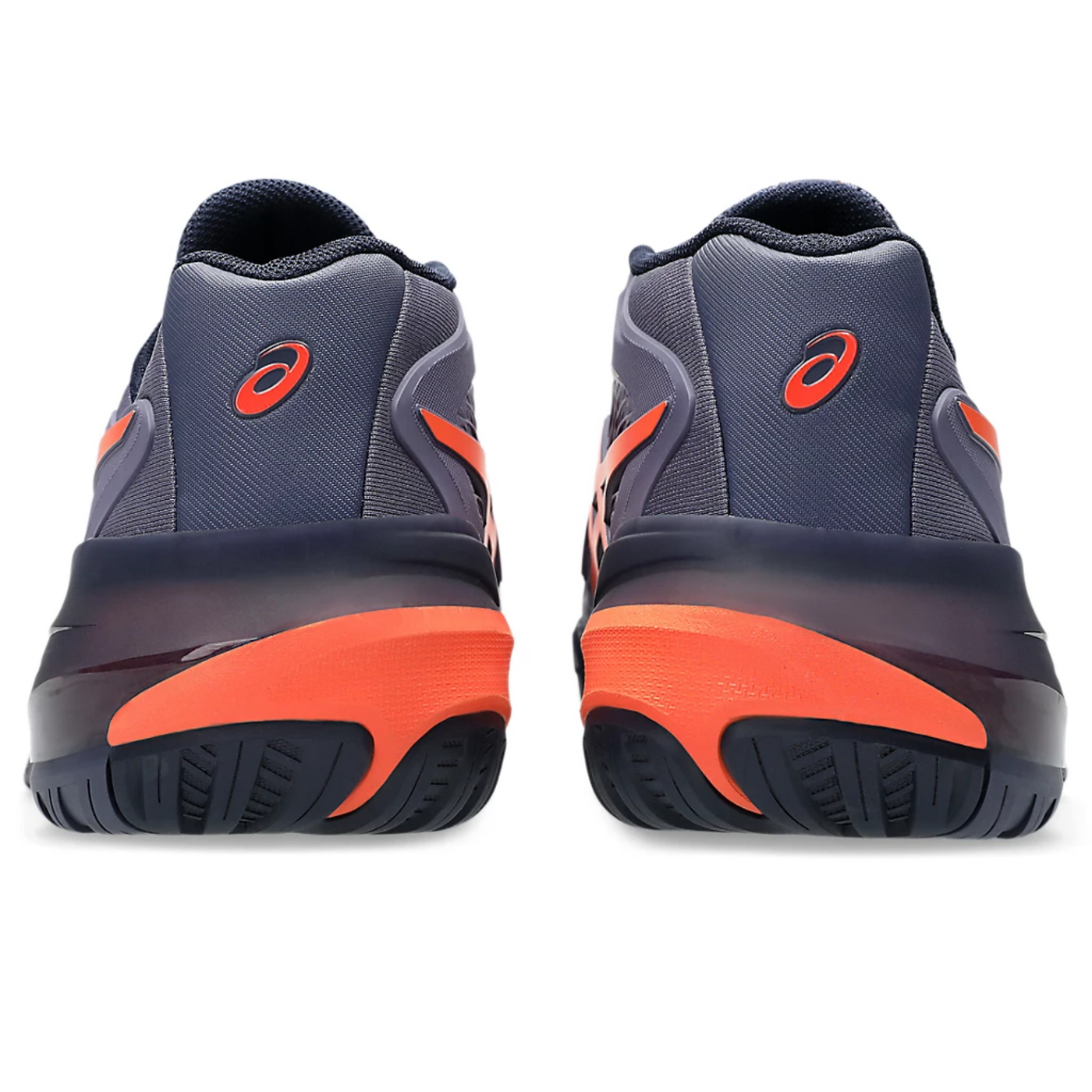 Asics Gel Resolution X Wide 2E Men Tennis Shoes - Greyish Purple/Nova Orange