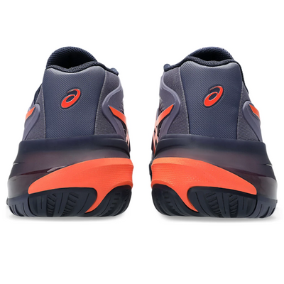 Asics Gel Resolution X Wide 2E Men Tennis Shoes - Greyish Purple/Nova Orange