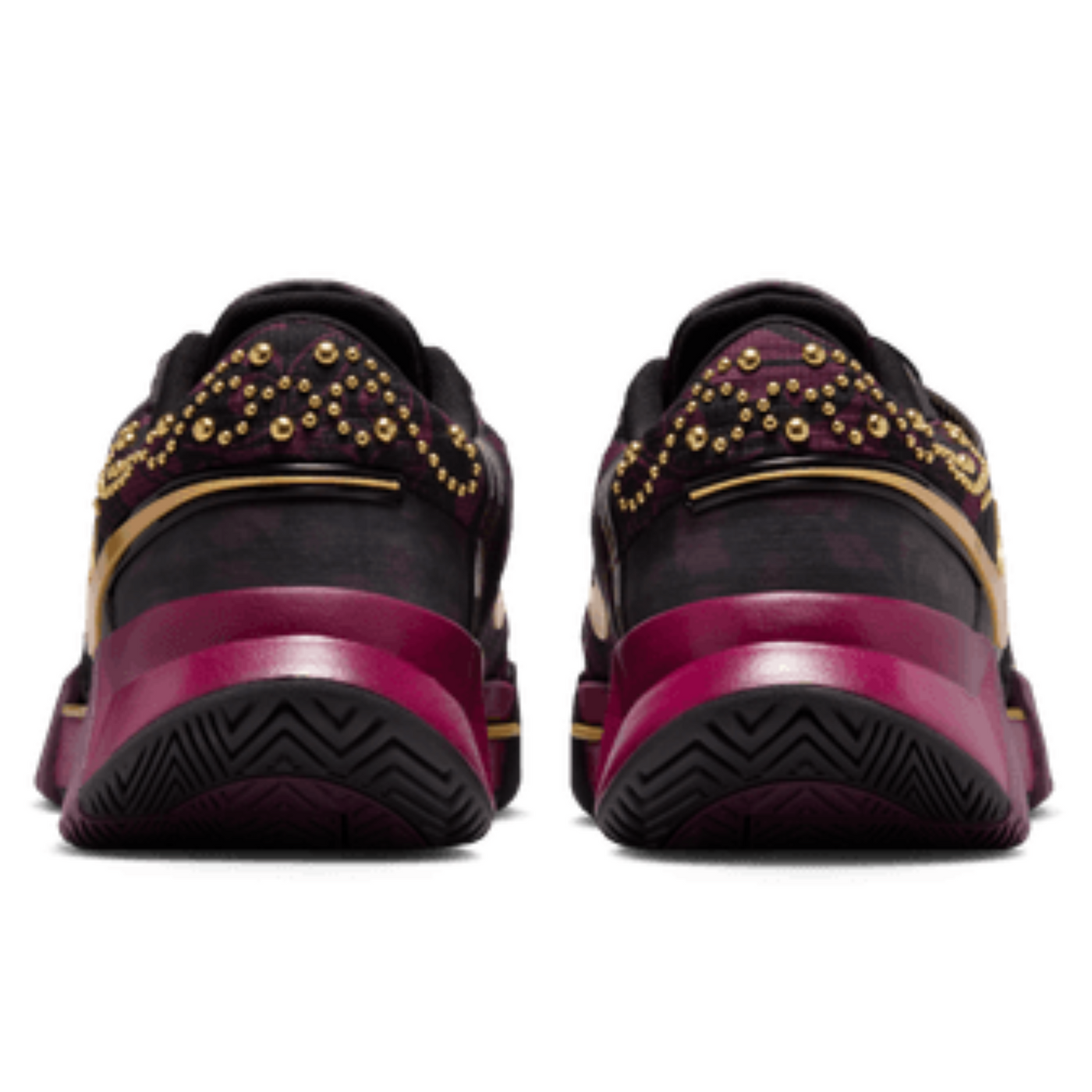 Nike GP Challenge 1 "Naomi Osaka" Womens Hard Court Tennis Shoes - Bordeaux/Metallic Gold-Black