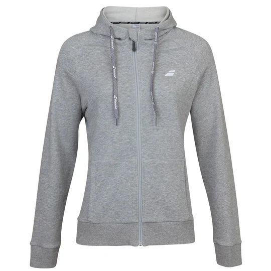 Babolat Exercise Hood Girl Jacket - High Rise Hthr