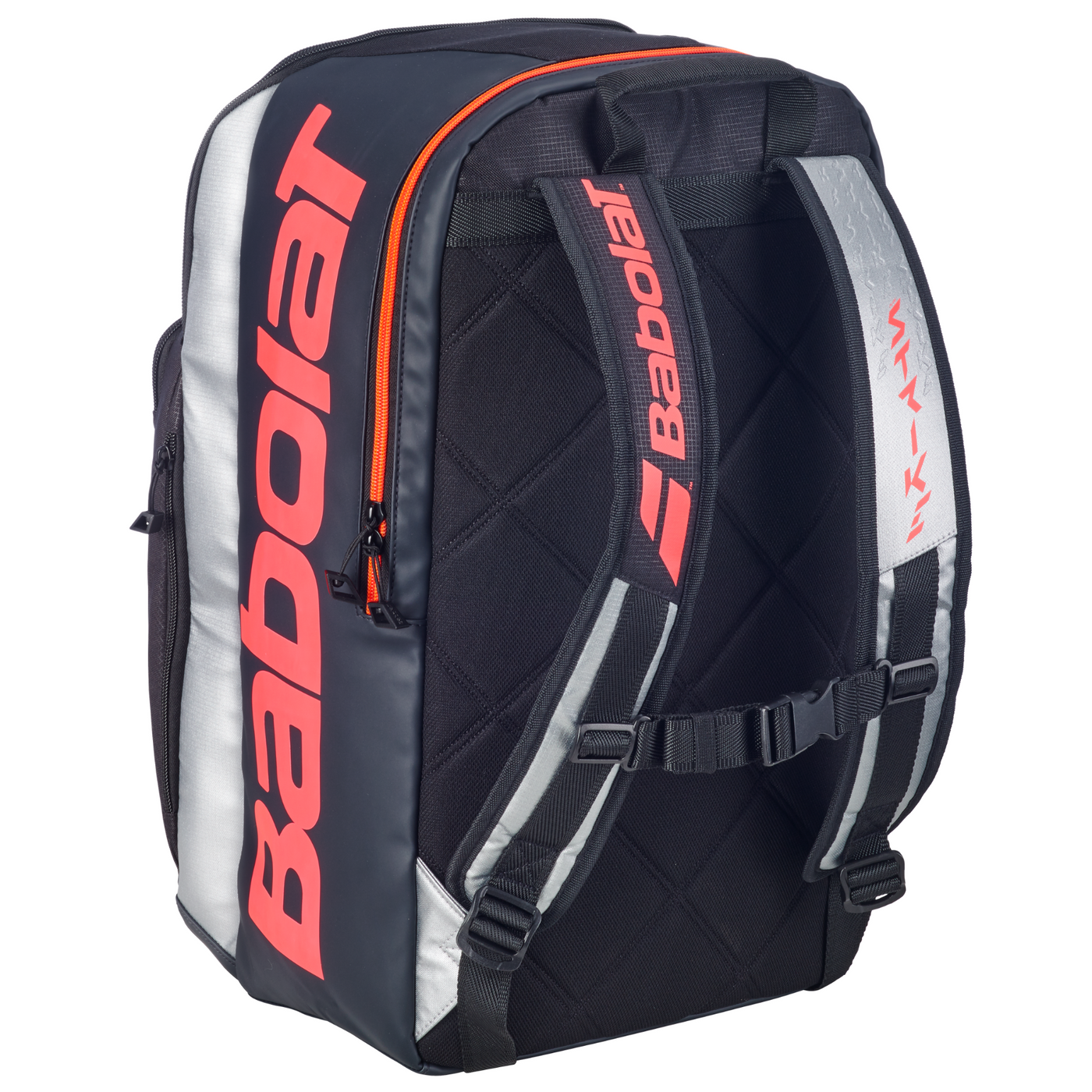 Babolat Pure Strike Tennis Backpack Off-Carbon Gray/Neon Red