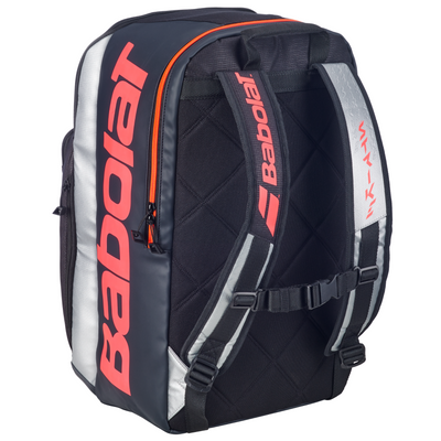 Babolat Pure Strike Tennis Backpack Off-Carbon Gray/Neon Red