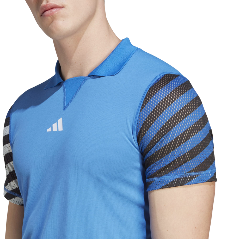 Adidas Men FreeLift Bright Royal Tennis Pro Polo Shirt