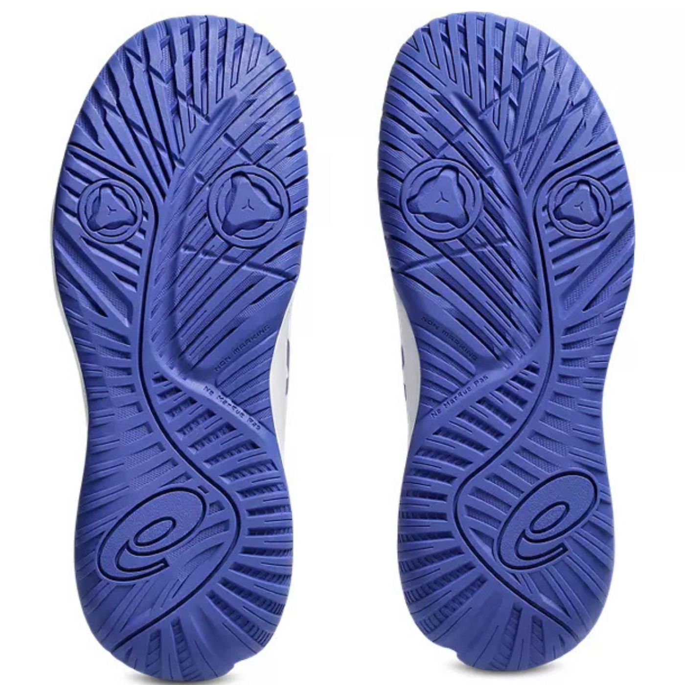 Asics Gel Resolution X Junior Tennis Shoes - White/Dark Cobalt