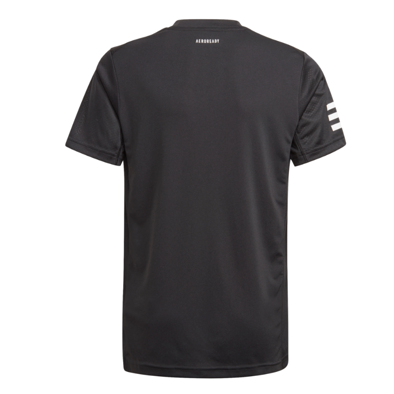 Adidas Boys Club 3-Stripe Tee - Black/White