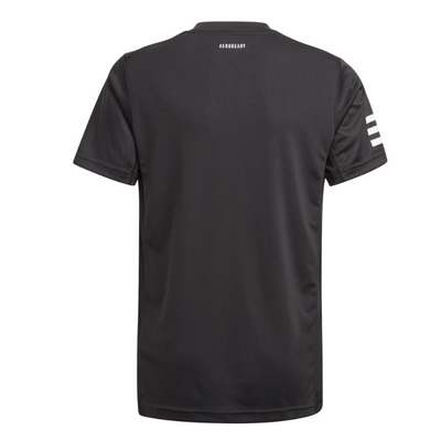 Adidas Boys Club 3-Stripe Tee - Black/White