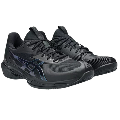 Asics Solution Speed FF 3 Clay Night Energy Herringbone Mens Tennis Shoes – Black/Prism Blue