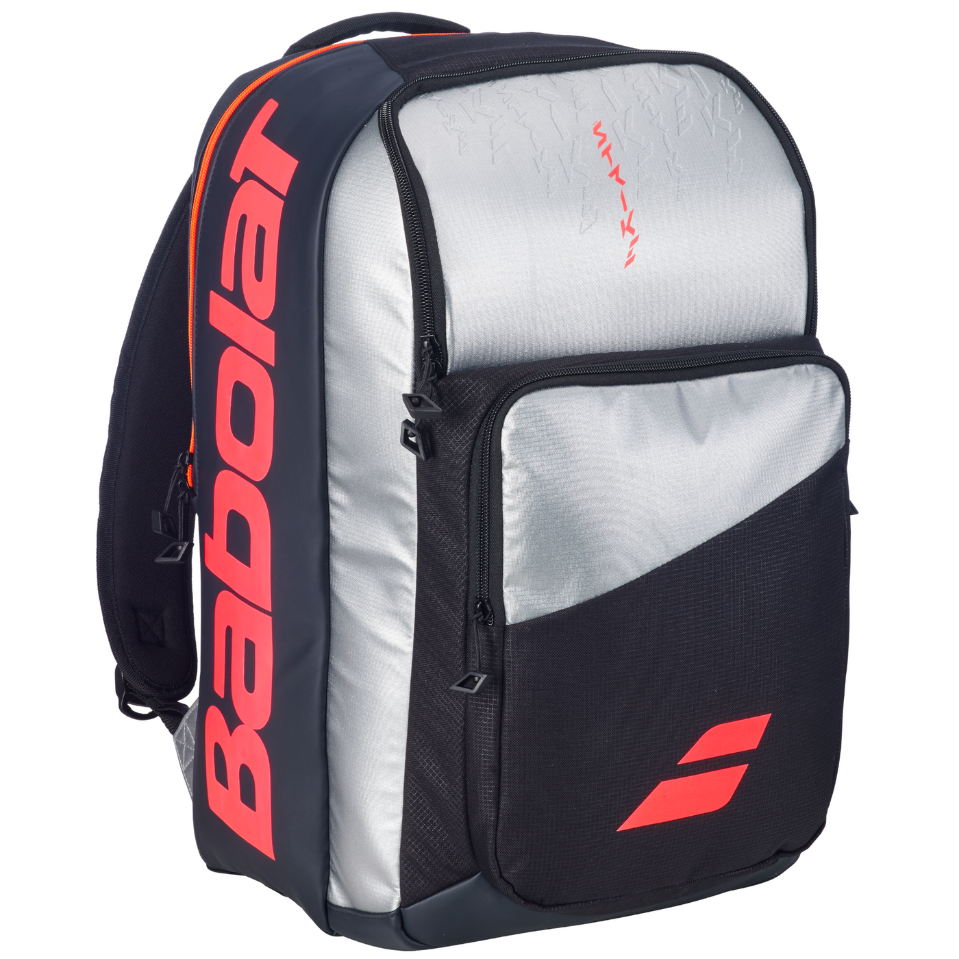 Babolat Pure Strike Tennis Backpack Off-Carbon Gray/Neon Red