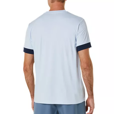 Asics Court Men Tennis T-Shirt - Soft Sky/Midnight