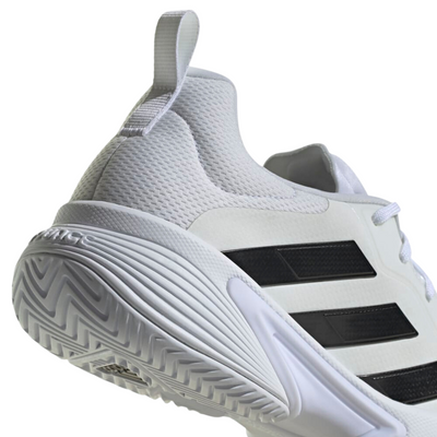 Adidas Barricade Mens Tennis Shoes - White/Black/Silver