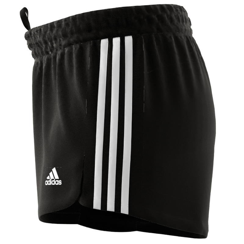 Adidas Pacer 3 Stripe Knit Short - Black/White